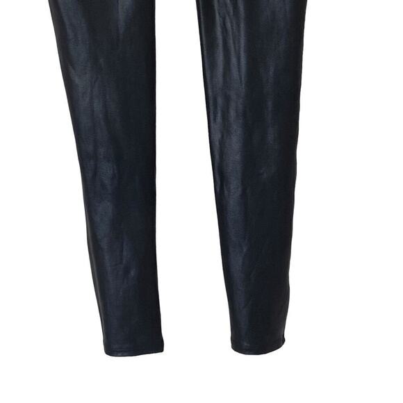 SPANX Faux Leather Leggings in Black, Size Small Petite - Picture 9 of 14